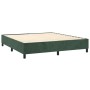 Boxspringbett mit dunkelgrüner Samtmatratze 160x200 cm von , Betten und Lattenroste - Ref: Foro24-3132870, Preis: 640,59 €, R...