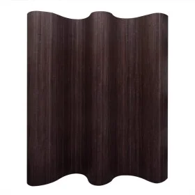 Dark brown bamboo divider screen 250x165 cm by vidaXL, Room dividers - Ref: Foro24-241669, Price: 64,26 €, Discount: %