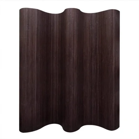 Dark brown bamboo divider screen 250x165 cm by vidaXL, Room dividers - Ref: Foro24-241669, Price: 64,26 €, Discount: %