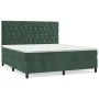 Boxspringbett mit dunkelgrüner Samtmatratze 160x200 cm von , Betten und Lattenroste - Ref: Foro24-3143214, Preis: 633,45 €, R...