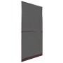 Hinged mosquito net for doors brown 100x215 cm by vidaXL, Doors for the home - Ref: Foro24-141564, Price: 48,56 €, Discount: %