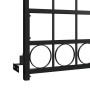 Puerta de jardín con arco de acero negro 89x200 cm de , Puertas de jardín - Ref: Foro24-145750, Precio: 145,48 €, Descuento: %