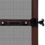 Hinged mosquito net for doors brown 100x215 cm by vidaXL, Doors for the home - Ref: Foro24-141564, Price: 48,56 €, Discount: %