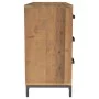 Sideboard aus massivem Kiefernholz braun 110x35x70 cm von , Sideboards - Ref: Foro24-349921, Preis: 259,59 €, Rabatt: %