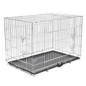 XXL-Klappkäfig für Hunde aus Metall von vidaXL, Transportboxen und Boxen für Haustiere - Ref: Foro24-170219, Preis: 145,44 €,...