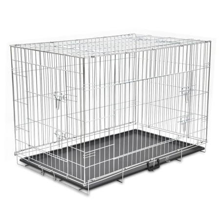 XXL-Klappkäfig für Hunde aus Metall von vidaXL, Transportboxen und Boxen für Haustiere - Ref: Foro24-170219, Preis: 138,40 €,...