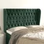 Kopfteil mit dunkelgrünen Samtohren 163x23x118/128cm von , Kopf- und Fußteile - Ref: Foro24-3118349, Preis: 177,63 €, Rabatt: %