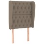 Box spring bed with taupe gray fabric mattress 80x200 cm by , Beds and slatted bases - Ref: Foro24-3128721, Price: 371,51 €, ...