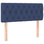 Boxspringbettmatratze und LED-Leuchten aus blauem Stoff 90x200 cm von , Betten und Lattenroste - Ref: Foro24-3133371, Preis: ...