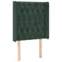 Box spring bed with mattress and LED dark green velvet 80x200 cm by , Beds and slatted bases - Ref: Foro24-3139712, Price: 33...