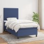 Box spring bed with blue fabric mattress 80x200 cm by , Beds and slatted bases - Ref: Foro24-3141575, Price: 360,57 €, Discou...