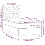 Boxspringbett mit dunkelgrüner Samtmatratze 80x200 cm von , Betten und Lattenroste - Ref: Foro24-3143172, Preis: 316,77 €, Ra...
