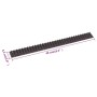 Anti bird spikes bird control 20 units 49x4.5x1.7 cm by vidaXL, Animal repellents - Ref: Foro24-41369, Price: 16,20 €, Discou...