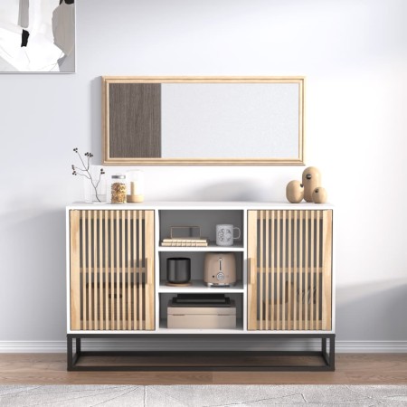 Weißes Sperrholz-Sideboard 105x30x65 cm von , Sideboards - Ref: Foro24-352118, Preis: 117,21 €, Rabatt: %