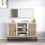 Weißes Sperrholz-Sideboard 105x30x65 cm von , Sideboards - Ref: Foro24-352118, Preis: 117,21 €, Rabatt: %