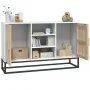 White plywood sideboard 105x30x65 cm by , Sideboards - Ref: Foro24-352118, Price: 115,06 €, Discount: %