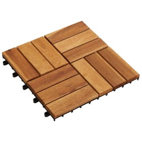 Baldosas de porche de acacia 10 piezas 30x30 cm de vidaXL, Suelos y moquetas - Ref: Foro24-41585, Precio: 47,71 €, Descuento: %