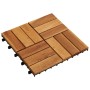 Verandafliesen aus Akazienholz, 10 Stück, 30 x 30 cm von vidaXL, Böden und Teppiche - Ref: Foro24-41585, Preis: 47,71 €, Raba...