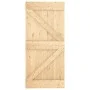 Schiebetür mit Beschlägen aus massivem Kiefernholz, 95 x 210 cm von , Türen - Ref: Foro24-3202985, Preis: 194,34 €, Rabatt: %