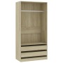 Schrank aus Sonoma-Eichensperrholz, 100 x 50 x 200 cm von , Kleiderschränke - Ref: Foro24-800606, Preis: 189,80 €, Rabatt: %