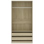 Schrank aus Sonoma-Eichensperrholz, 100 x 50 x 200 cm von , Kleiderschränke - Ref: Foro24-800606, Preis: 189,80 €, Rabatt: %