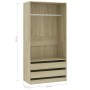Schrank aus Sonoma-Eichensperrholz, 100 x 50 x 200 cm von , Kleiderschränke - Ref: Foro24-800606, Preis: 189,80 €, Rabatt: %