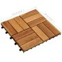 Verandafliesen aus Akazienholz, 10 Stück, 30 x 30 cm von vidaXL, Böden und Teppiche - Ref: Foro24-41585, Preis: 45,21 €, Raba...