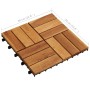 Verandafliesen aus Akazienholz, 10 Stück, 30 x 30 cm von vidaXL, Böden und Teppiche - Ref: Foro24-41585, Preis: 47,71 €, Raba...