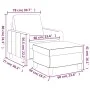 Roter Kunstledersessel mit Hocker 60 cm von , Sofas - Ref: Foro24-3201022, Preis: 182,77 €, Rabatt: %