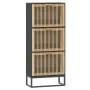 Mueble zapatero madera contrachapada negro 52x25x120 cm de , Zapateros y organizadores de calzado - Ref: Foro24-352128, Preci...