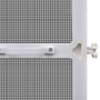 Hinged white door mosquito net 100x215 cm by vidaXL, Doors for the home - Ref: Foro24-141563, Price: 44,50 €, Discount: %