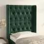 Kopfteil mit dunkelgrünen Samtohren 83x16x118/128 cm von , Kopf- und Fußteile - Ref: Foro24-3119949, Preis: 94,95 €, Rabatt: %