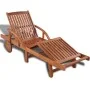 Solid acacia wood sun lounger by vidaXL, Loungers - Ref: Foro24-41446, Price: 225,77 €, Discount: %