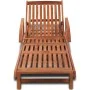 Solid acacia wood sun lounger by vidaXL, Loungers - Ref: Foro24-41446, Price: 225,77 €, Discount: %
