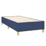 Box spring bed mattress and LED lights blue fabric 80x200 cm by , Beds and slatted bases - Ref: Foro24-3138675, Price: 347,63...