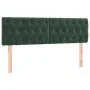 Headboards 2 units in dark green velvet 80x7x78/88 cm by , Headboards and footboards - Ref: Foro24-346365, Price: 82,66 €, Di...