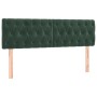 Zwei Kopfteile aus dunkelgrünem Samt, jeweils 80x7x78/88 cm. von , Kopf- und Fußteile - Ref: Foro24-346365, Preis: 80,47 €, R...