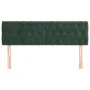 Headboards 2 units in dark green velvet 80x7x78/88 cm by , Headboards and footboards - Ref: Foro24-346365, Price: 82,66 €, Di...