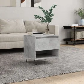 Concrete gray engineered wood coffee table 50x46x50 cm by , Coffee table - Ref: Foro24-830916, Price: 35,45 €, Discount: %