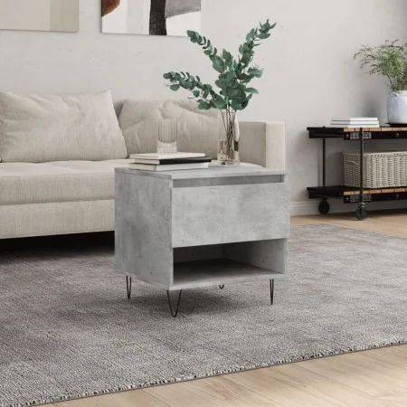 Concrete gray engineered wood coffee table 50x46x50 cm by , Coffee table - Ref: Foro24-830916, Price: 35,45 €, Discount: %