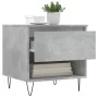 Concrete gray engineered wood coffee table 50x46x50 cm by , Coffee table - Ref: Foro24-830916, Price: 35,45 €, Discount: %
