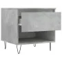Concrete gray engineered wood coffee table 50x46x50 cm by , Coffee table - Ref: Foro24-830916, Price: 35,45 €, Discount: %