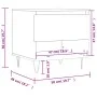 Concrete gray engineered wood coffee table 50x46x50 cm by , Coffee table - Ref: Foro24-830916, Price: 35,45 €, Discount: %