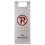 Señal de parking plegable acero inoxidable
