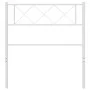 Cabecero de metal blanco 100 cm de , Cabeceros y pies de cama - Ref: Foro24-372355, Precio: 23,27 €, Descuento: %