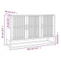 Weißes Sperrholz-Sideboard 105x30x65 cm von , Sideboards - Ref: Foro24-352121, Preis: 143,74 €, Rabatt: %