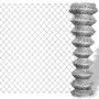 Zaun aus verzinktem Stahl aus Silber 25x1 m von vidaXL, Zaunpaneele - Ref: Foro24-141491, Preis: 104,63 €, Rabatt: %