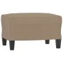3-seater sofa and stool in cappuccino-colored synthetic leather 180 cm by , Sofas - Ref: Foro24-3201028, Price: 299,75 €, Dis...