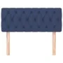 Kopfteil aus blauem Stoff, 90 x 7 x 78/88 cm von , Kopf- und Fußteile - Ref: Foro24-346318, Preis: 47,34 €, Rabatt: %