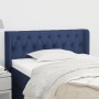 Kopfteil aus blauem Stoff, 93 x 16 x 78/88 cm von , Kopf- und Fußteile - Ref: Foro24-3119092, Preis: 55,77 €, Rabatt: %